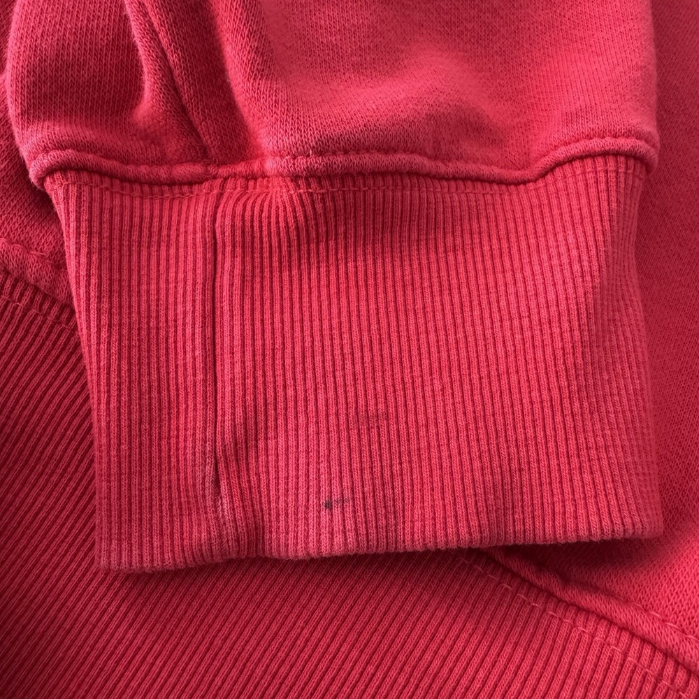 The North Face Hoodie Men L Red Black Graphic Box Logo Pullover Cotton Outdoor - Picture 9 of 11
